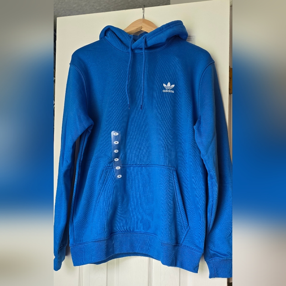 Adidas royal blue hoodie  NWT